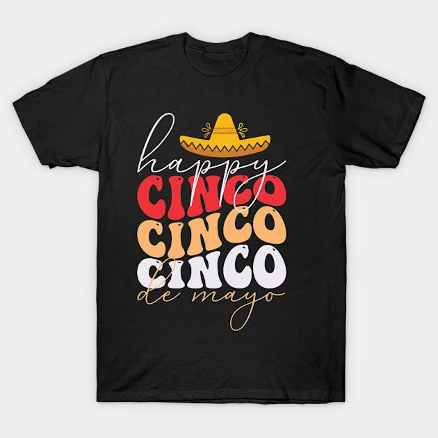 Cinco De Mayo Mexican Fiesta 5 De Mayo Cactus Mexican Hat T-Shirt by smartrocket